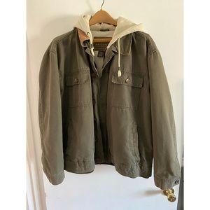 Men’s lined denim coat